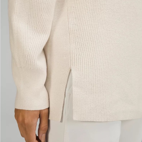 Lululemon Merino Wool-Blend Ribbed Crewneck Sweater - Picture 5 of 11